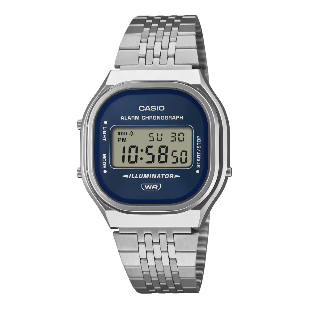Casio Vintage 39mm Unisex Watch Blue in Blue, additional product view 2
