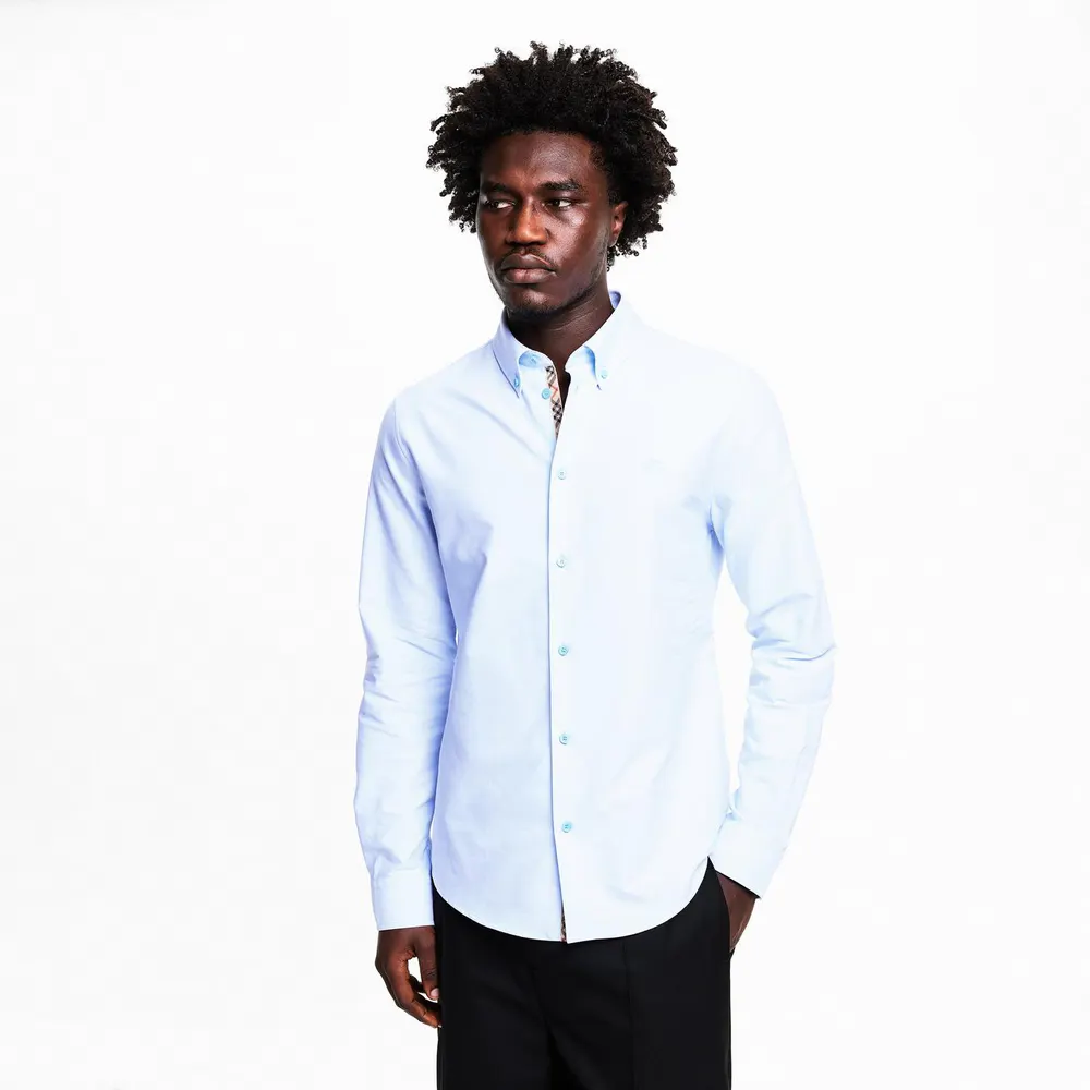 Burberry Men's Burb Standric Long Sleeve Plain Shirt detail 3