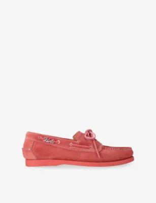 KURT GEIGER LONDON Kurt Suede Deck Shoes - EUR 47 / 13 UK MEN in PEACH – Mens | Loafers