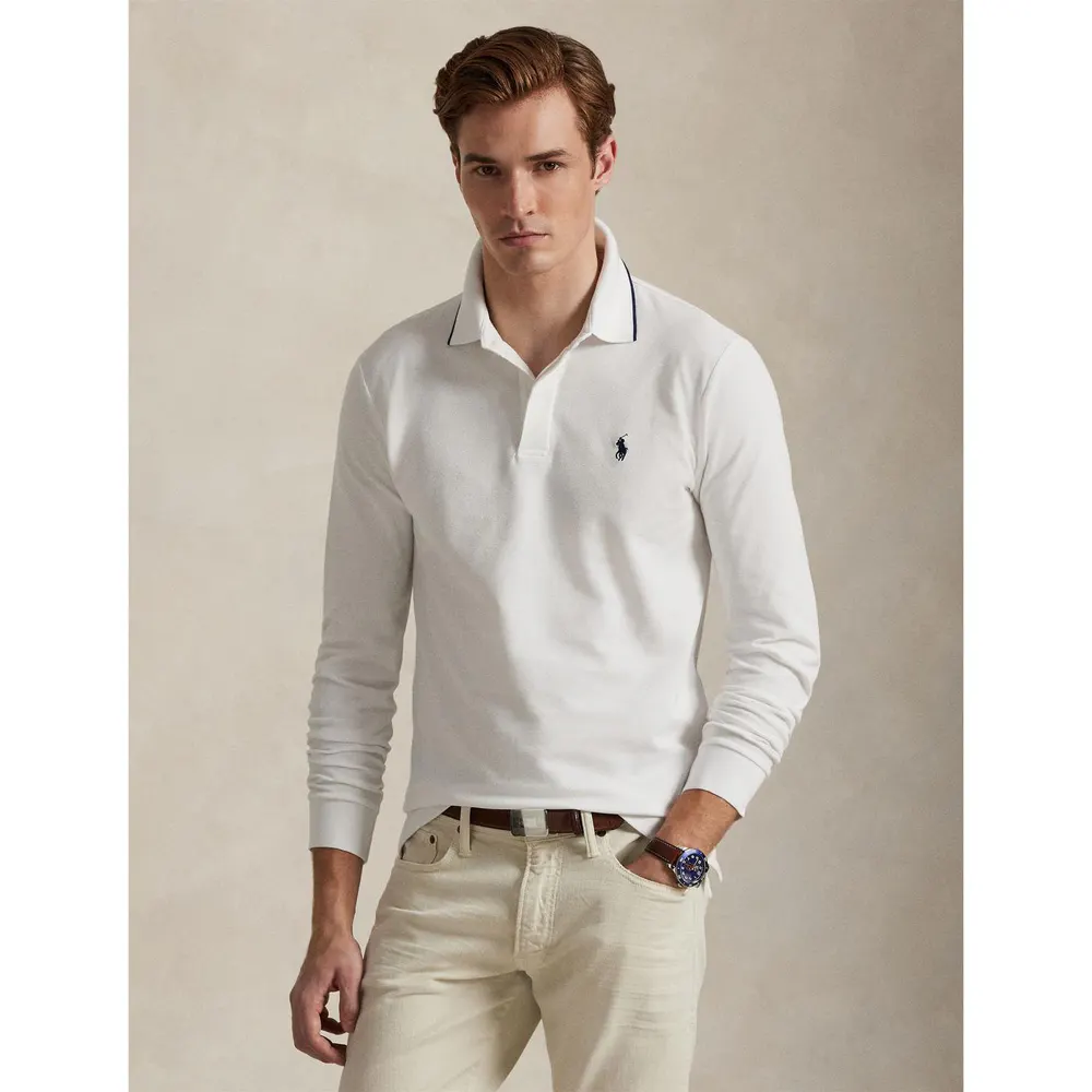 Polo Ralph Lauren Men's TipMesh Long Sleeve Shirt detail 2