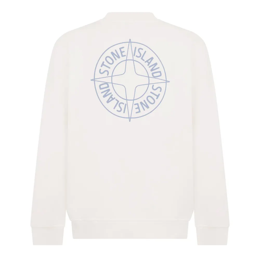 Stone Island Men's Compass Crew Sweatshirt detail 2