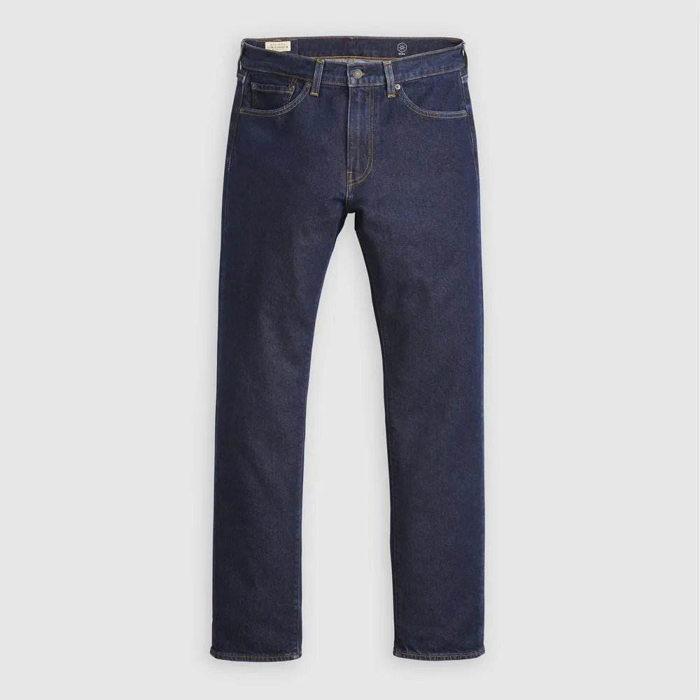 Levis Men's 505 Deepest Blue Straight Leg Jeans