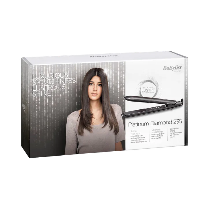 BABYLISS Platinum Diamond 235 Hair Straightener detail 3