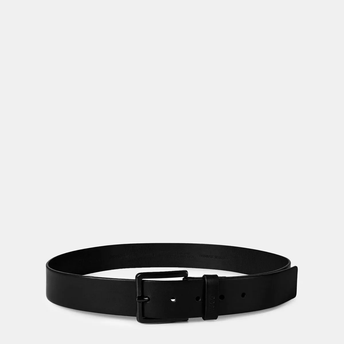 Hugo Men's Gionio Leather Belt in Black 001 – Accessories