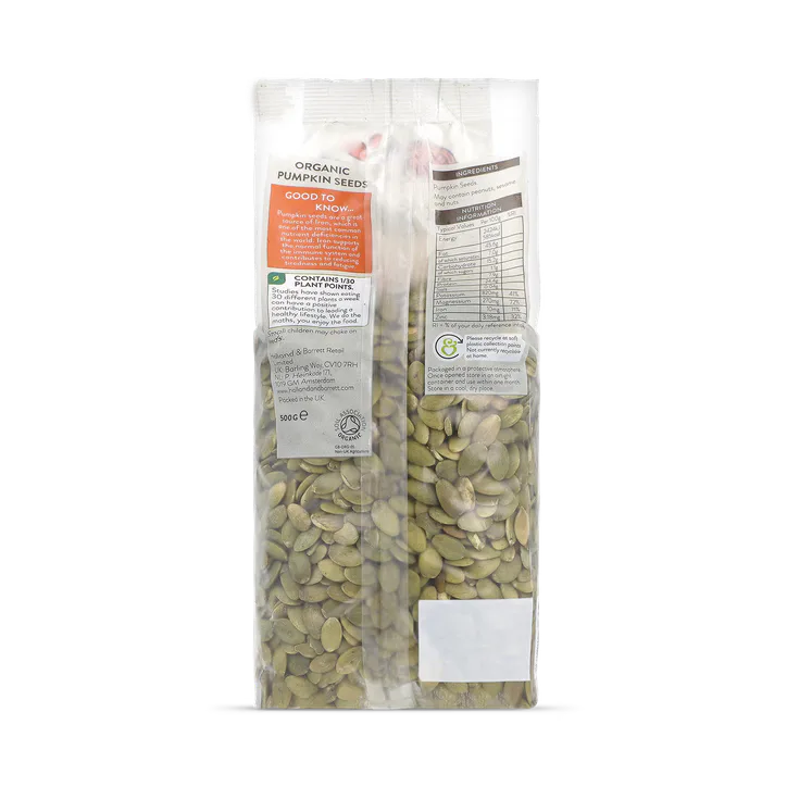 For Him Organic Pumpkin Seeds 500g, additional product view 2