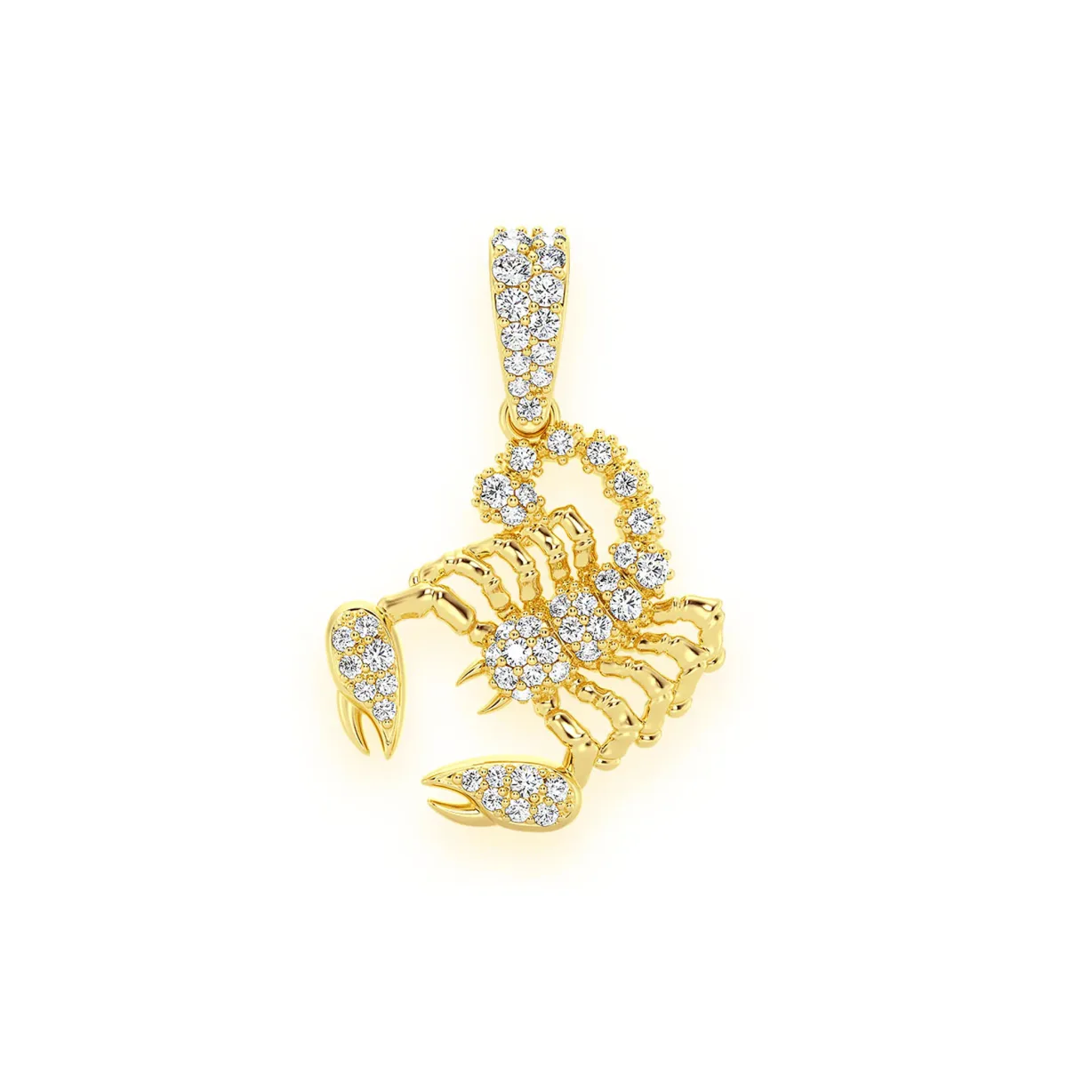 For Him Scorpion Diamond Pendant