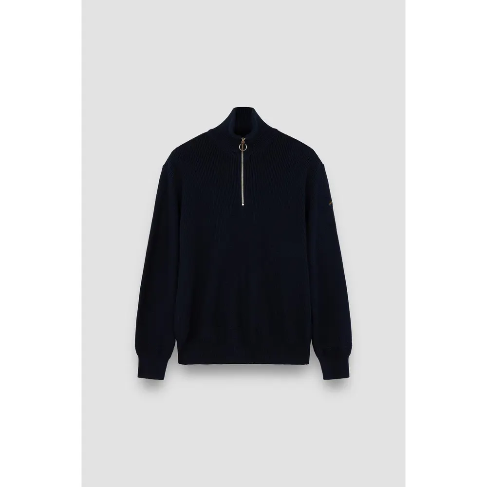 Paul And Shark Men's 1/4 Zip Fleece in Black – Clothing