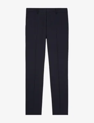 THE KOOPLES Front crease mid-rise slim-fit wool trousers