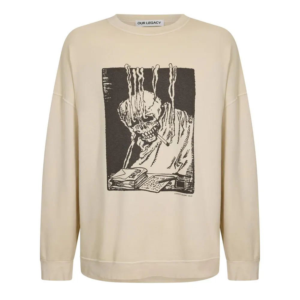 Our Legacy Men's Crew Sweatshirt in Angry Fan Mail – Clothing