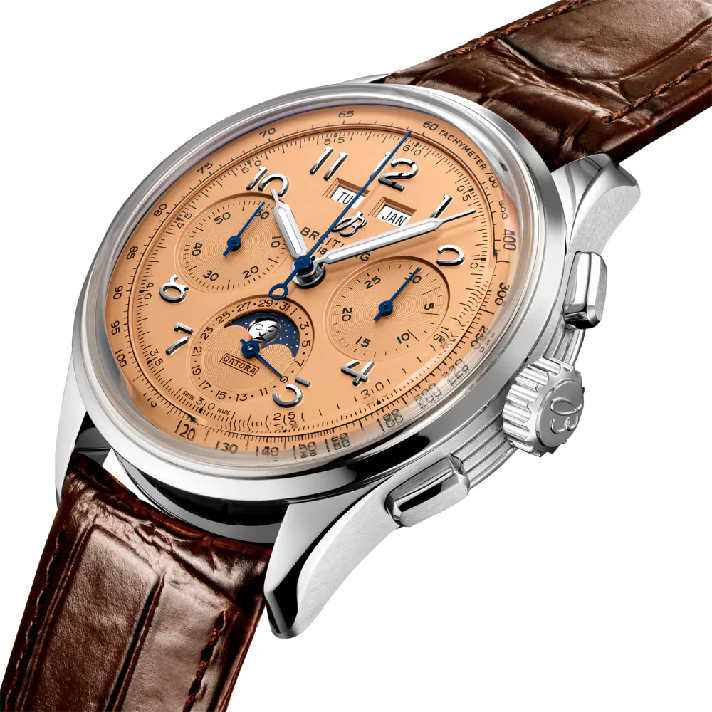 Breitling Premier B25 Datora 42 Stainless Steel Watch detail 3