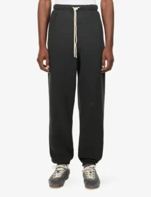 FEAR OF GOD ESSENTIALS Classic Fleece Cotton-Jersey Jogging Bottoms detail 3