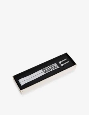 GOLDEN GOOSE Branded Woven Laces - L
