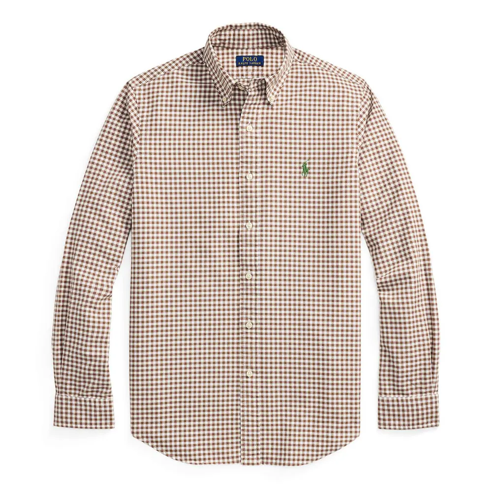 Polo Ralph Lauren Men's Oxford Patterned Long Sleeve Shirt