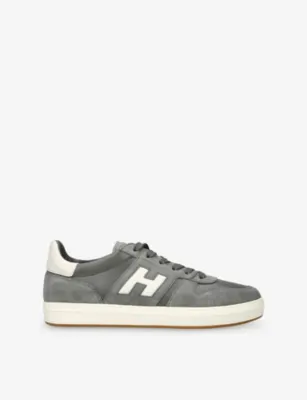 HOGAN Allacciato H668 Suede Trainers - EUR 44 / 10 UK MEN in GREY MIXED – Mens | Trainers | Lace up trainers