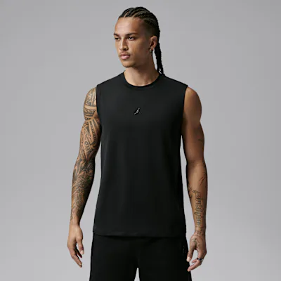 Jordan Sport Flightweight Men's Dri-FIT Sleeveless Top - Black/Dark Shadow