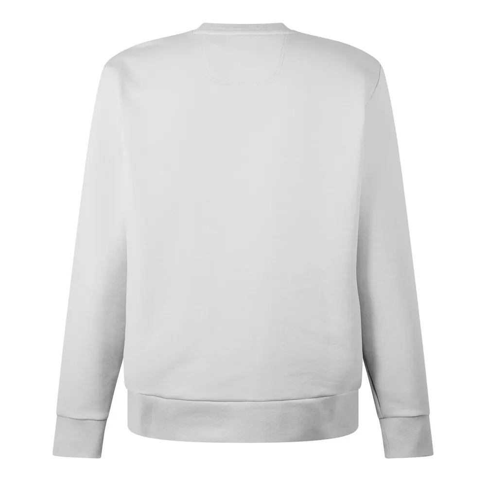 Boss Men's Salbo Logo Cotton Long Sleeve Crew Sweatshirt detail 2