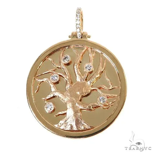 RINA - For Him CUSTOM Custom Made Family Tree Pendant 67864 in Rose Gold – Pendant