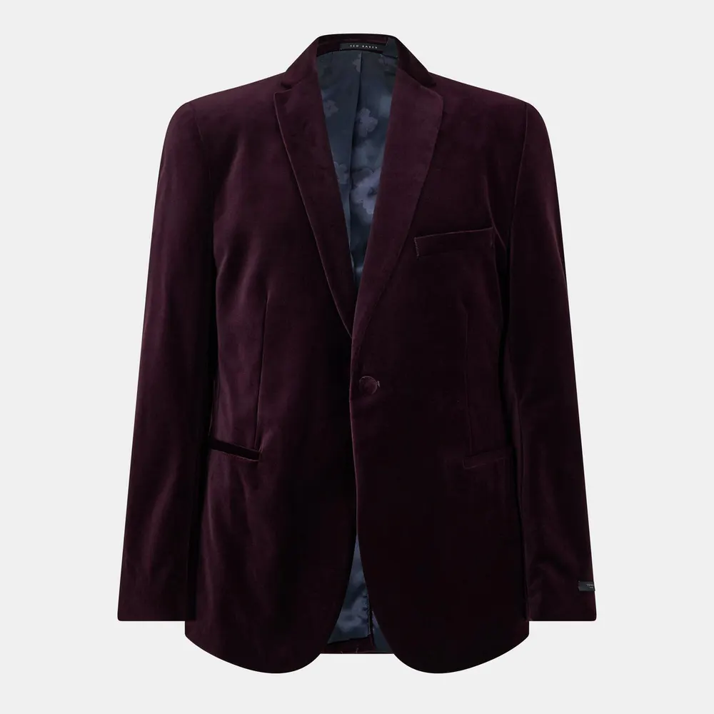 Ted Baker Men's Velvet Tailored Formal Jacket