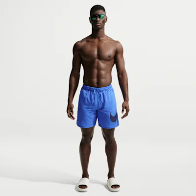 Nike Swim Breaker Men's 18cm (approx.) Fully Lined Volley Shorts - Blue Crystal/Blue Crystal/Midnight Navy/Blue Crystal