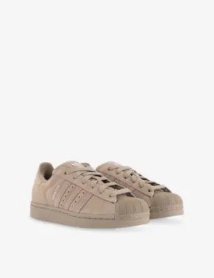 ADIDAS Superstar II Suede Trainers - 3.5 in DESERT BROWN, additional product view 3