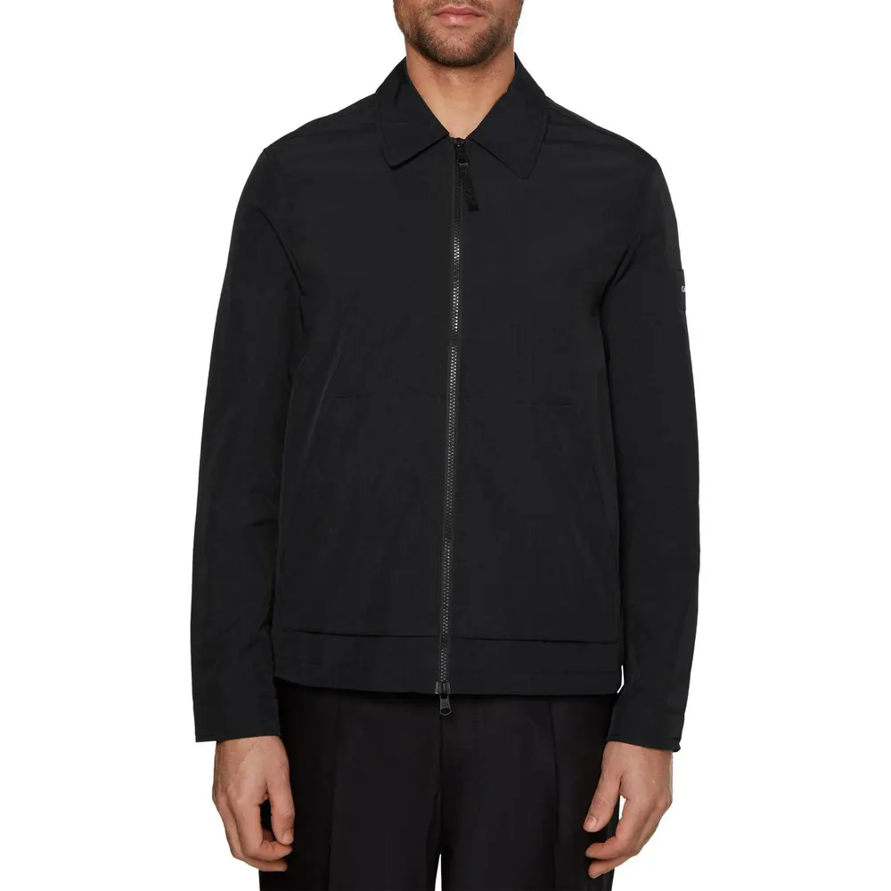 Calvin Klein Men's Lightweight Long Sleeve Overshirt detail 2