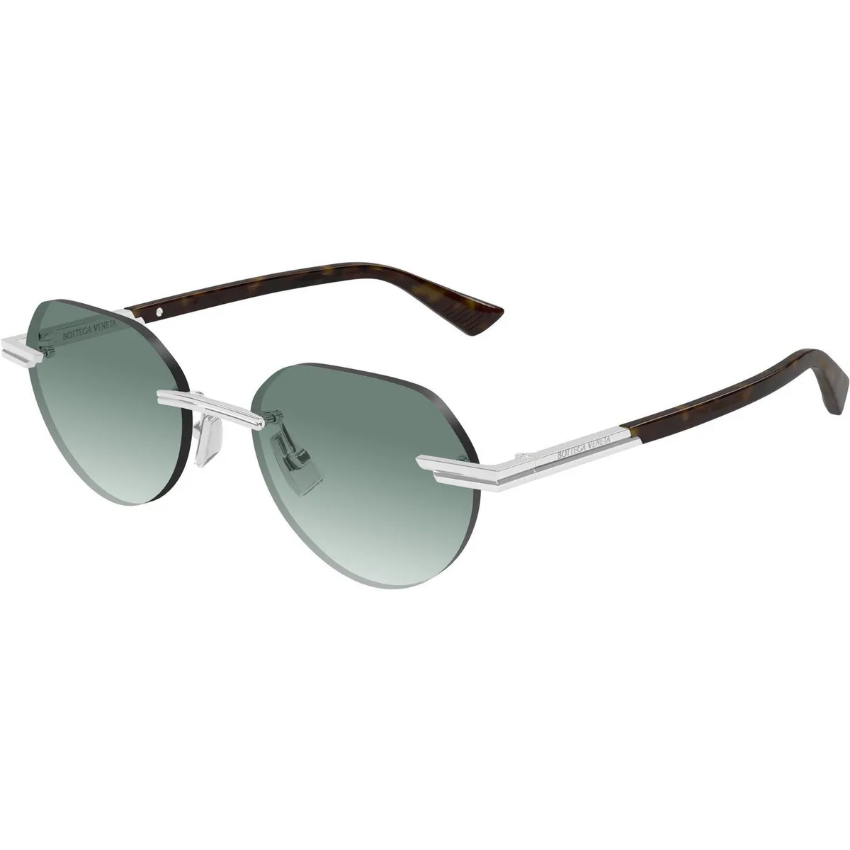 Bottega Veneta Bottega Veneta Mens BV1379S Round Sunglasses