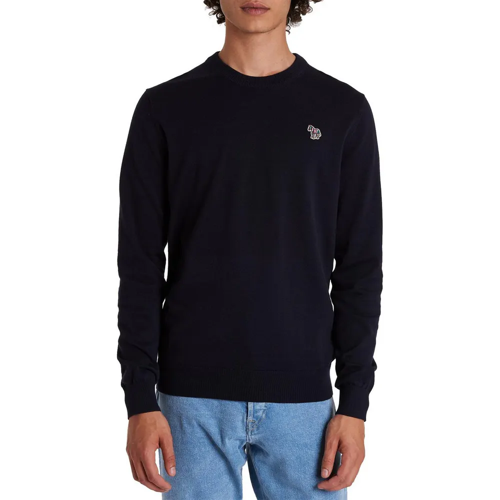 PS Paul Smith Zebra Knit Jumper detail 3