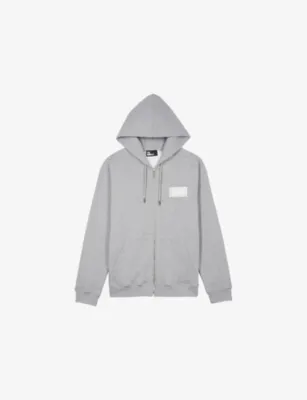 THE KOOPLES Branded Zip-Up Cotton-Jersey Hoody
