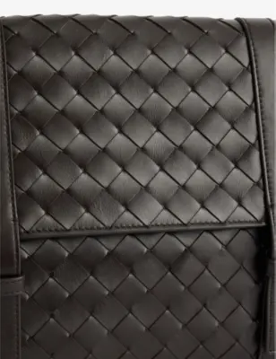 BOTTEGA VENETA Flap leather cross-body bag detail 3