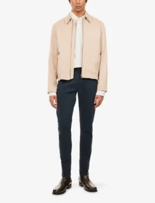 VINGT QUATRE Craig Tapered-Leg Denim Jeans in NAVY, additional product view 2