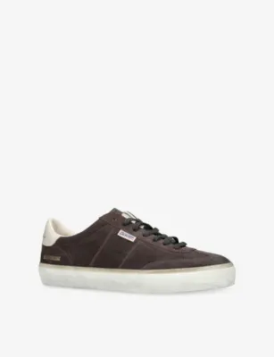 GOLDEN GOOSE Soul Star 60349 Suede Trainers - EUR 42 / 8 UK MEN in Dark Brown, additional product view 3