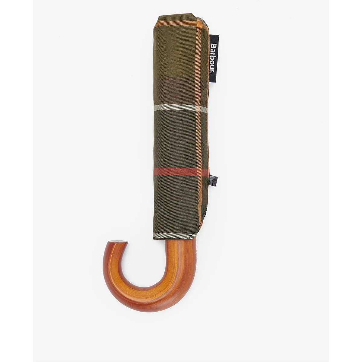 Barbour Tartan Small Wooden Handle Umbrella
