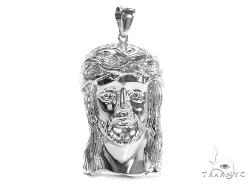 RINA - For Him FACTORY Solid 14K Gold Jesus Pendant 45405 in Rose Gold – Pendant