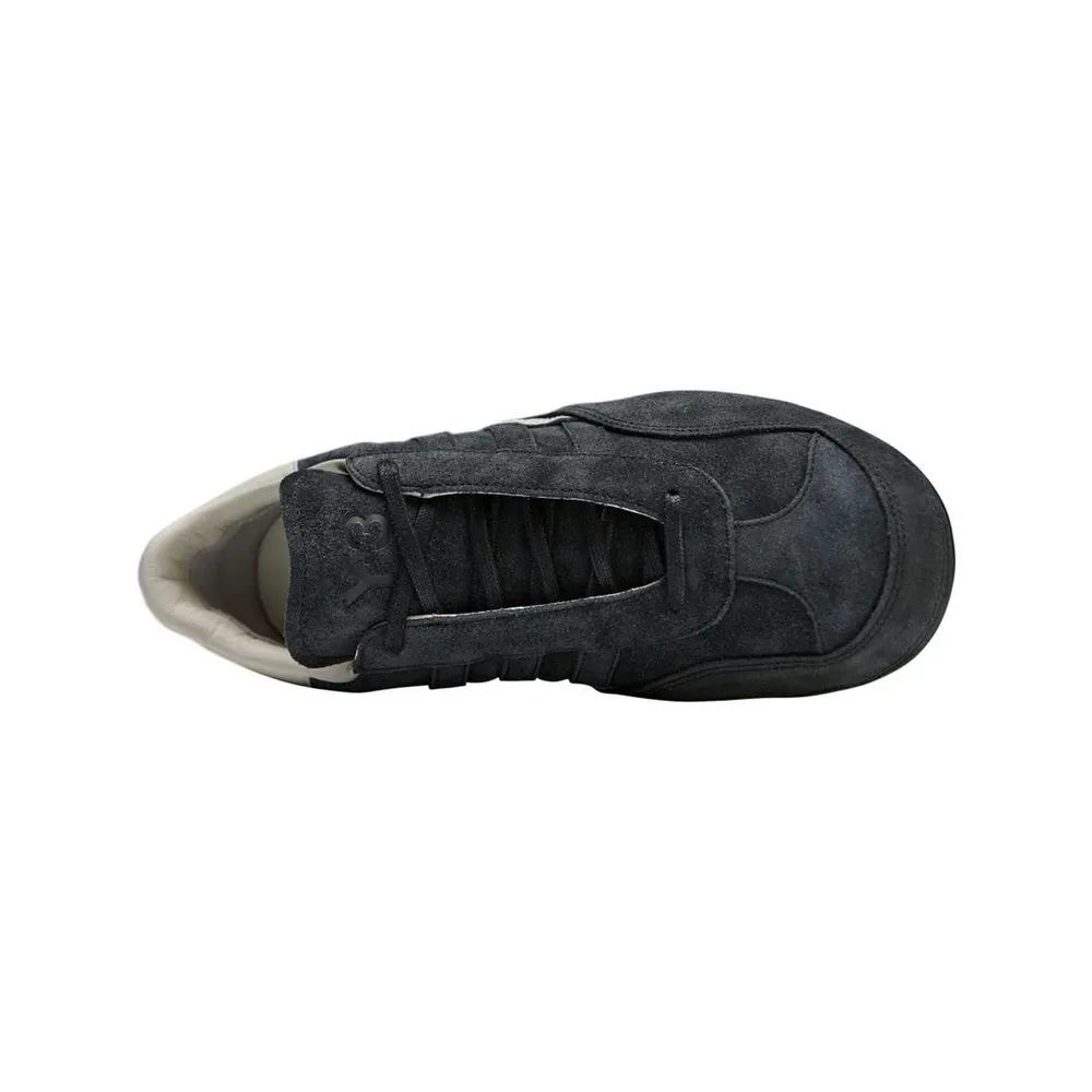 Y3 Gazelle Trainers in Black, additional product view 3