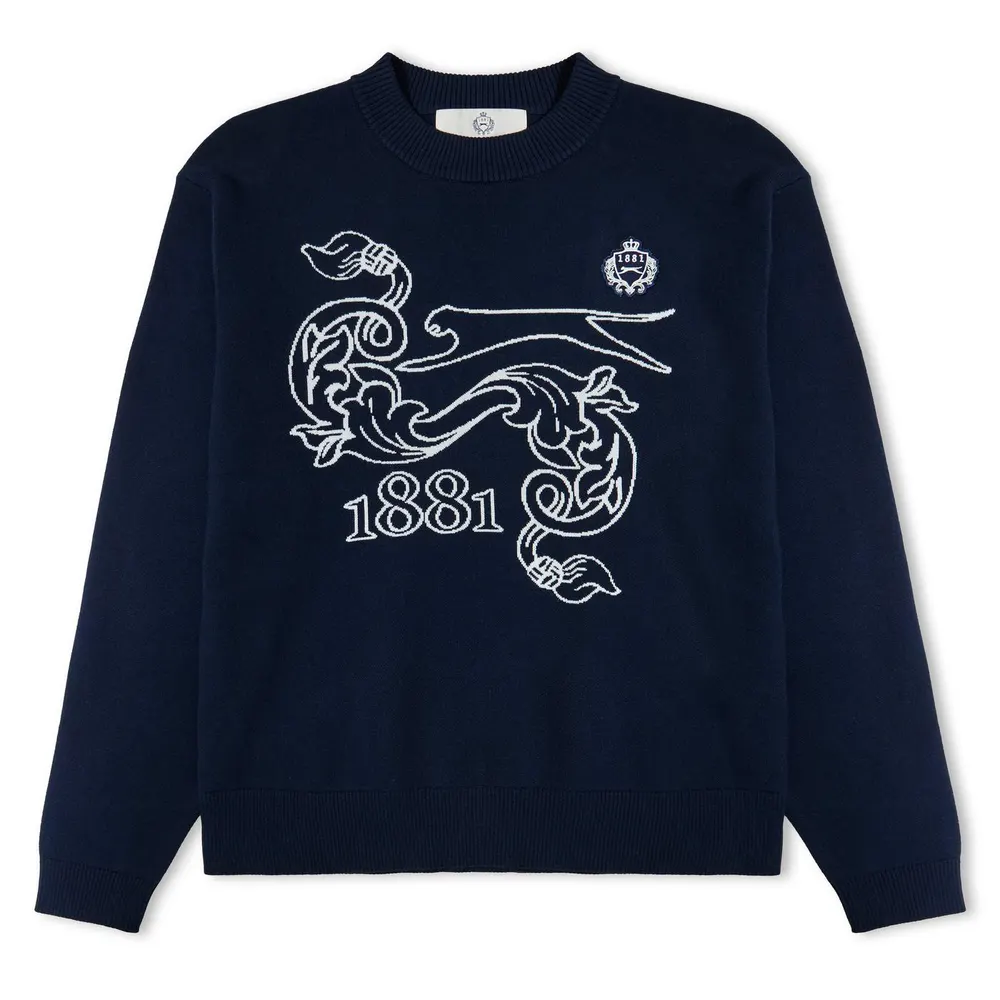 Slazenger Off-Court Mens Off-Court Heritage Sweater in Blue – Clothing