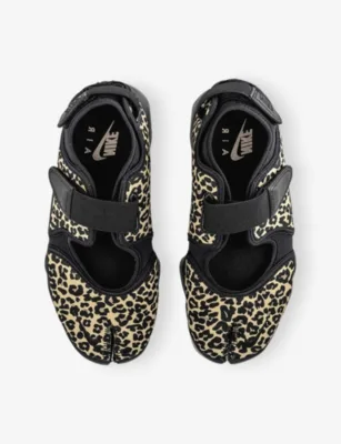 For Him Air Rift Woven Trainers - 8.5 in BLACK HEMP LEOPARD, additional product view 2