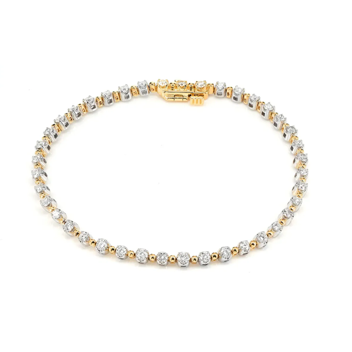 For Him Beaded Crown Set Diamond Bracelet