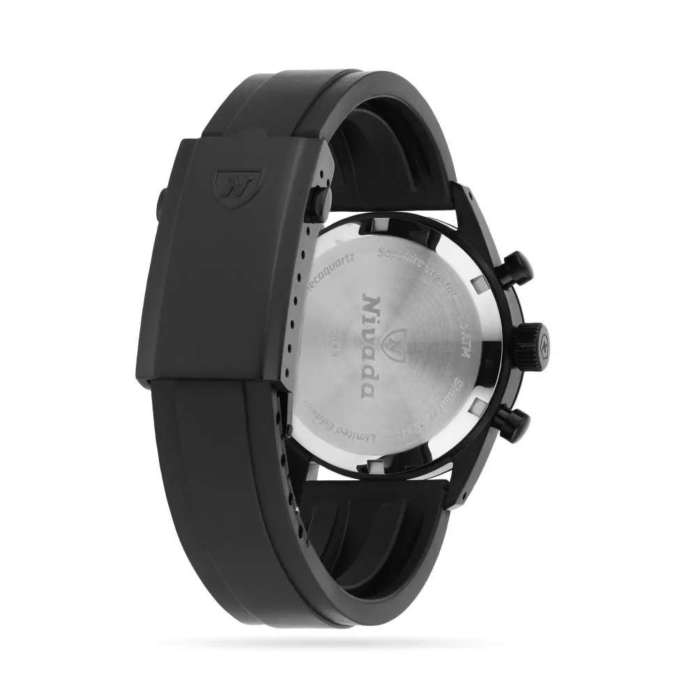 Nivada Grenchen Datomaster 36mm Limited Edition Mens Watch White in White, additional product view 2