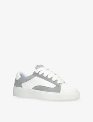 NUMERIS Eclipse Suede and Leather Trainers - EUR 44 / 10 UK MEN in GREY/LIGHT, additional product view 3