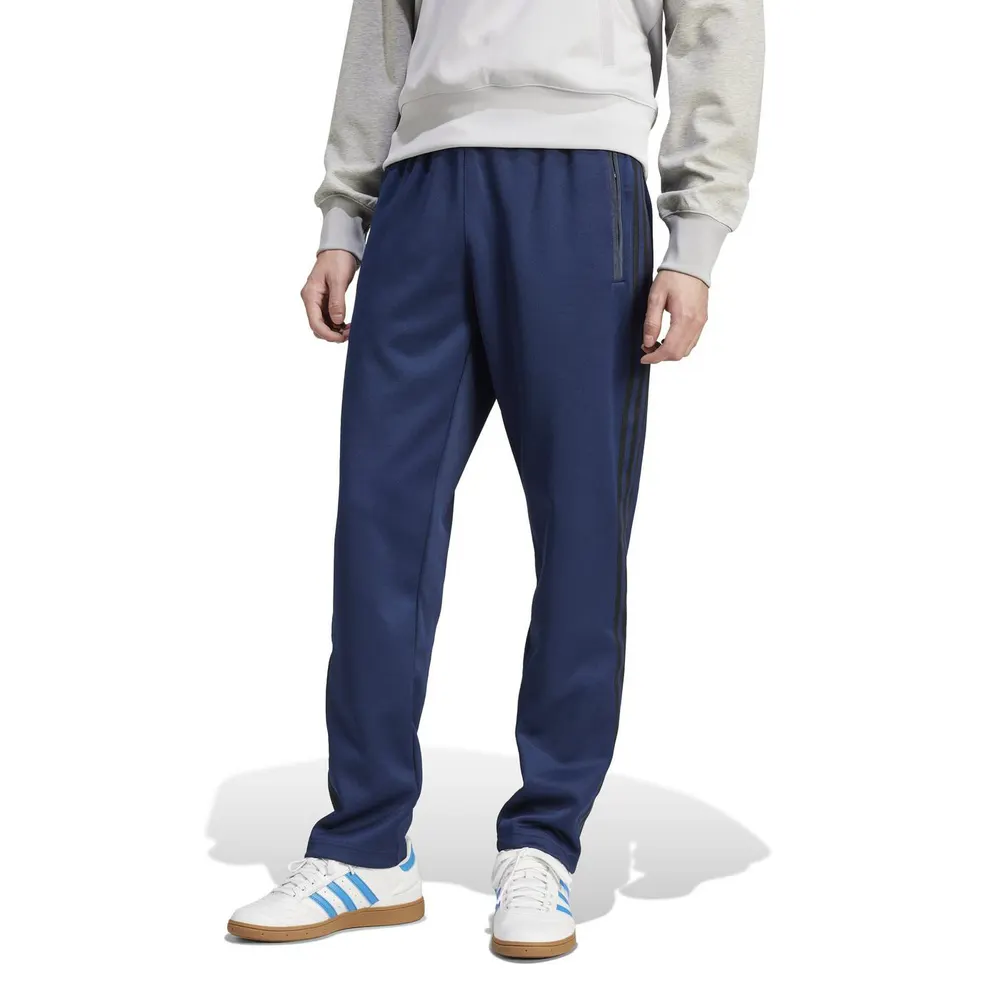adidas Originals Men's Woven Relaxed Fit Open Hem Tracksuit Joggers detail 2