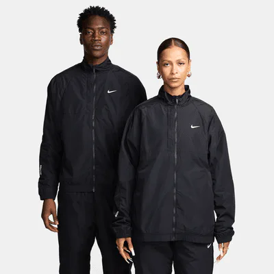 Nike NOCTA Northstar Nylon Tracksuit Jacket - Black/Black/White in Black/Black/White – Nike men's and unisex