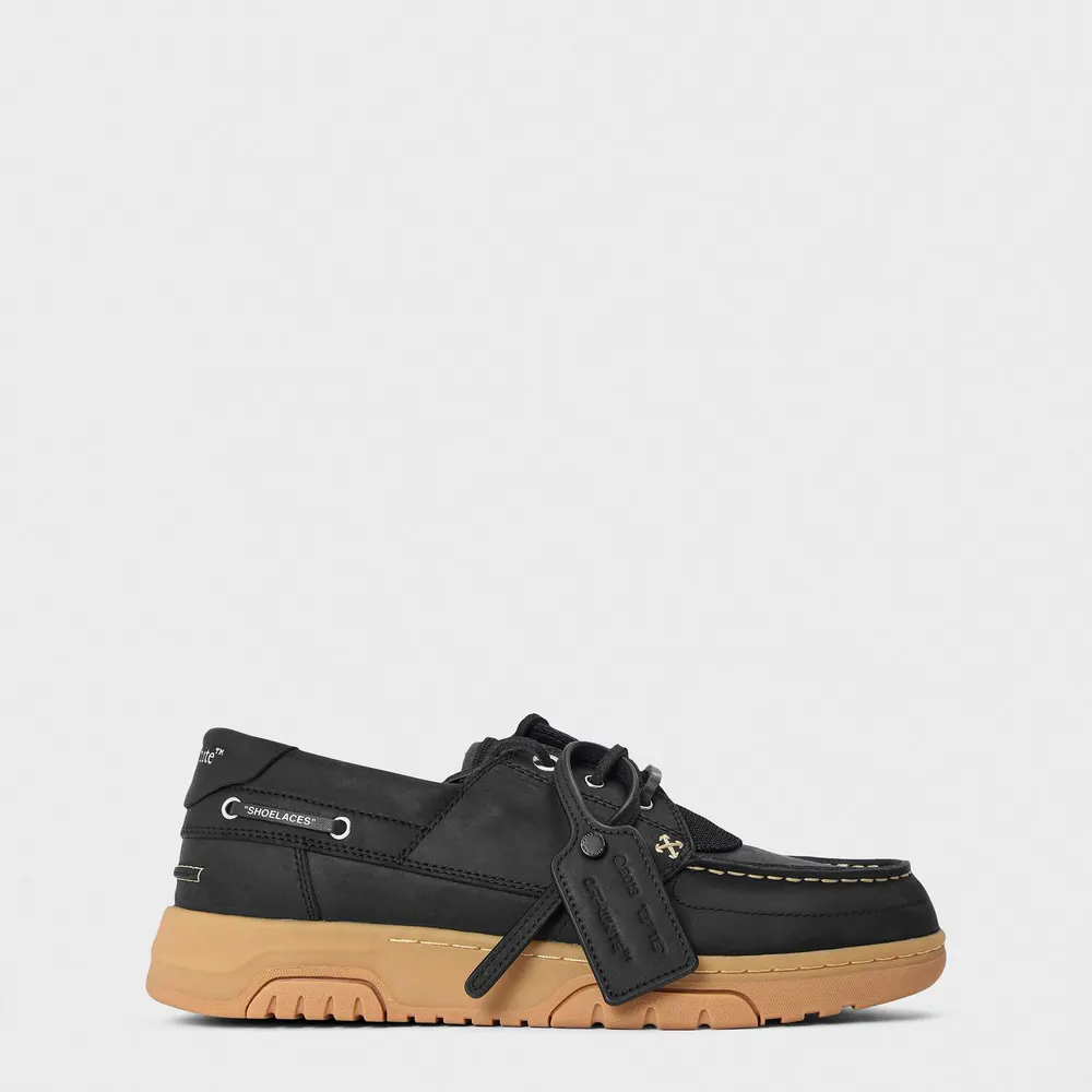 Off White Men's Loafers in Black/Beige – Footwear