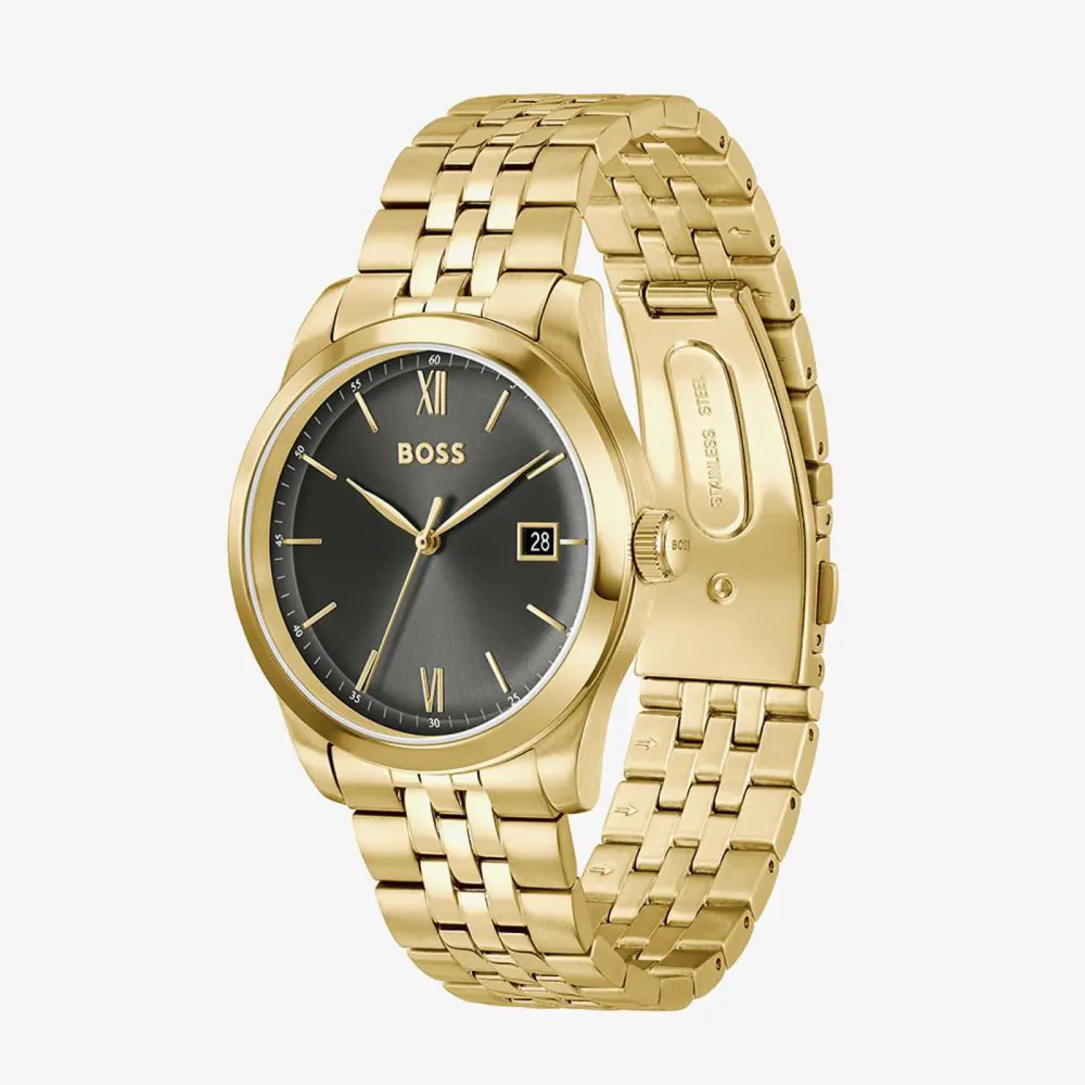 BOSS Langford 39mm Black Mens Watch in Grey, additional product view 2