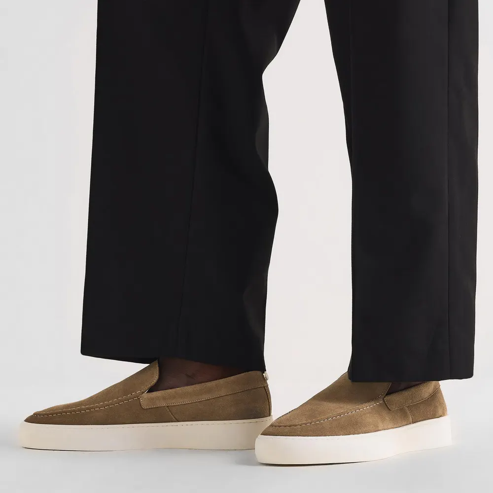 Steve Madden Men's Loafers in Taupe Suede, additional product view 3