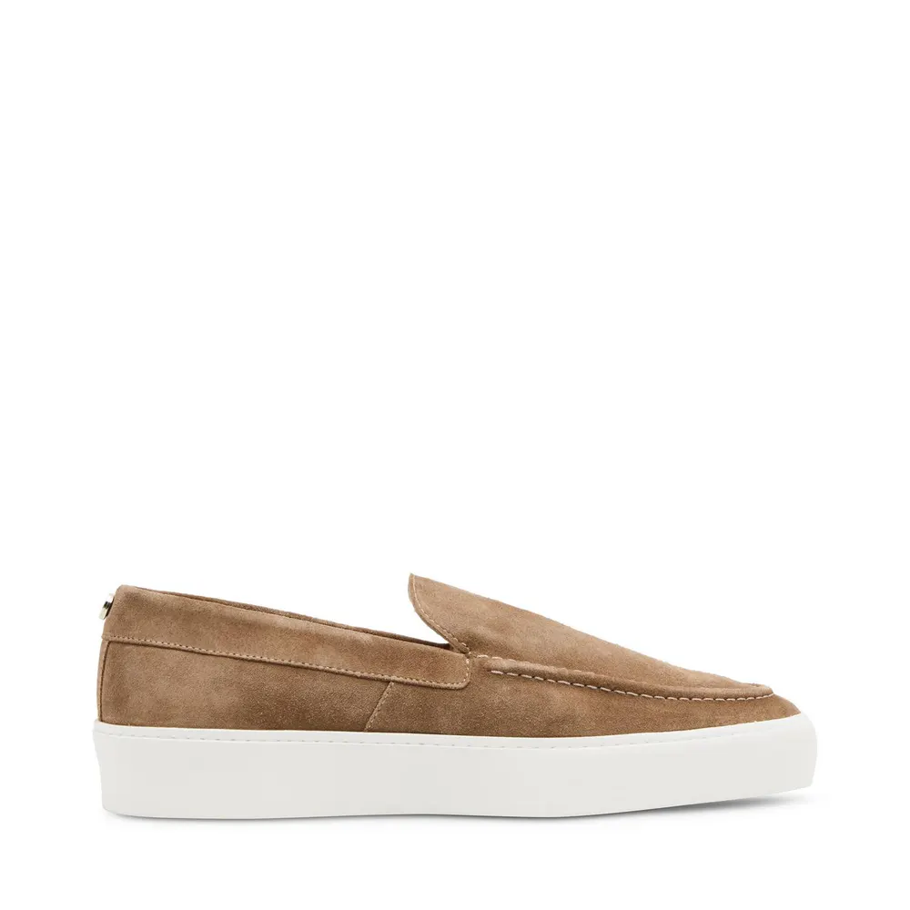 Steve Madden Men's Loafers in Taupe Suede – Footwear