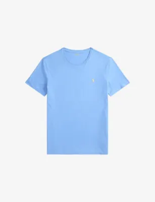 POLO RALPH LAUREN Logo-embroidered regular-fit cotton-jersey T-shirt