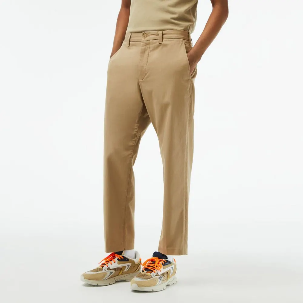 Lacoste Skinny Fit Stretch Cotton Chinos