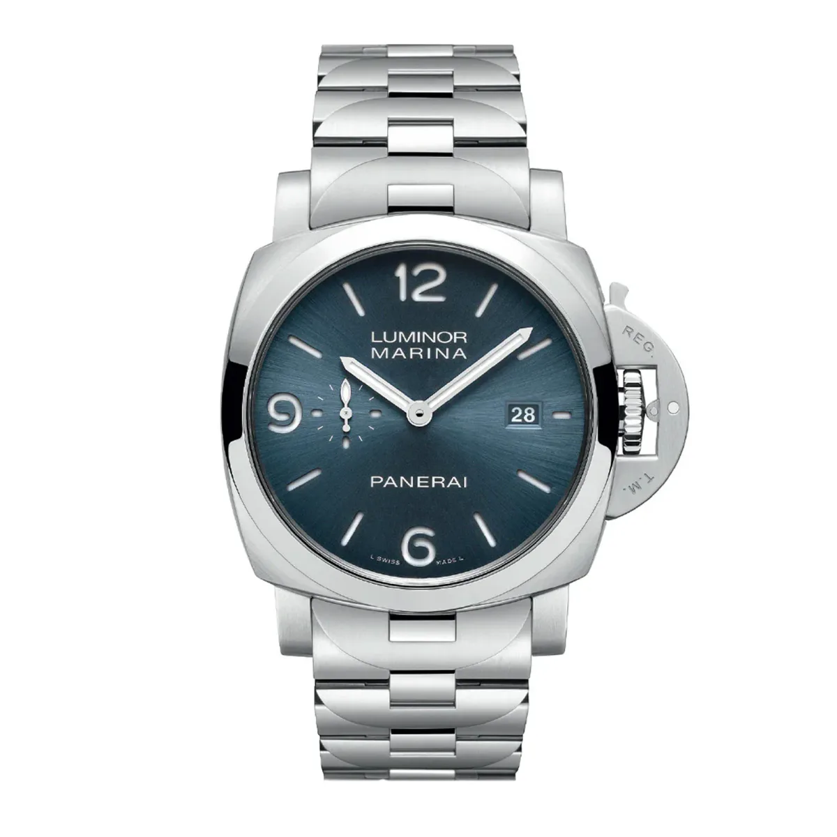 Panerai Luminor Marina 44mm Mens Watch Blue