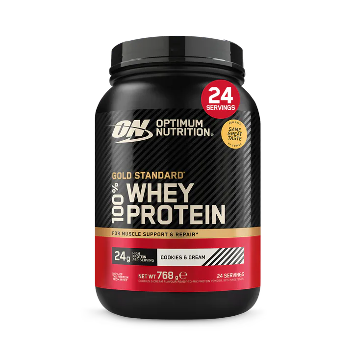 Optimum Nutrition Gold Standard Whey Protein Cookies & Cream 768g