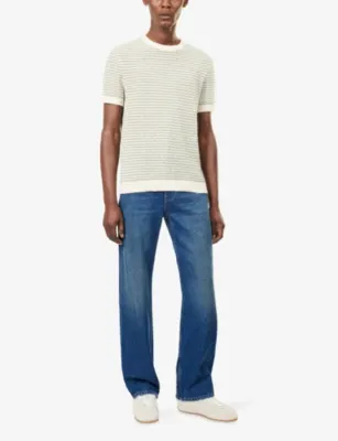 NOBL Emmett Stripe Textured Knit T-Shirt detail 2